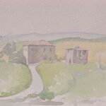 Houses towards Monaciano (Siena)